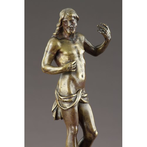 Flemish Late Renaissance Bronze Statuette of the Risen Christ
